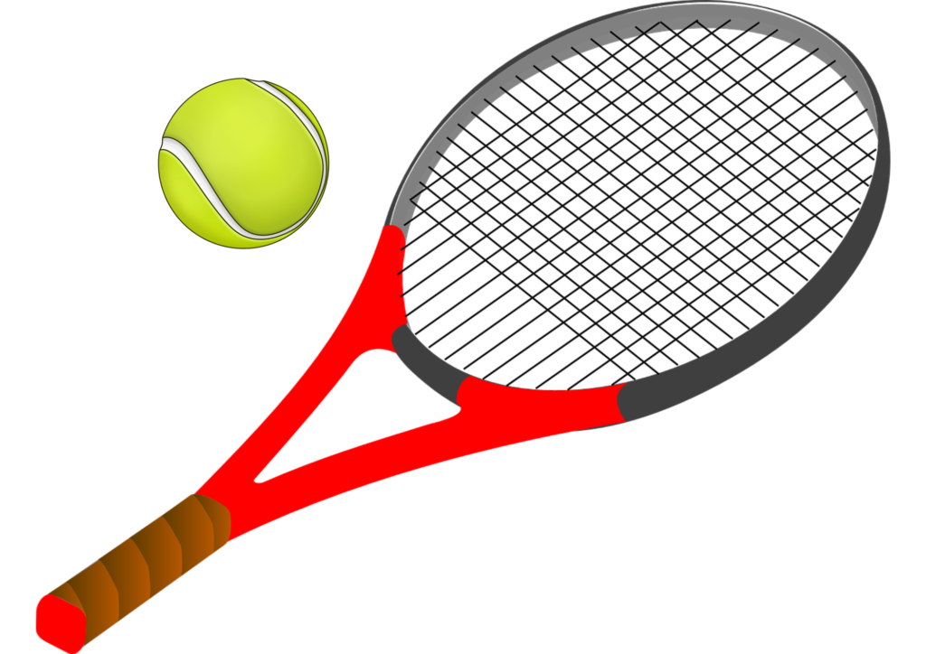 raquette et balle de tennis